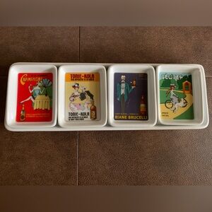 Serving tray as party platter or spoon rests